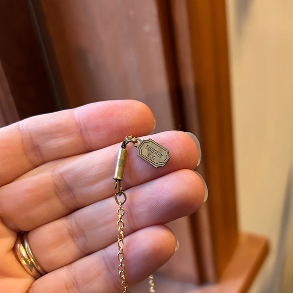 VINTAGE PIDIDDILY LINKS necklace - gold with drama mask charms - Picture 2 of 6